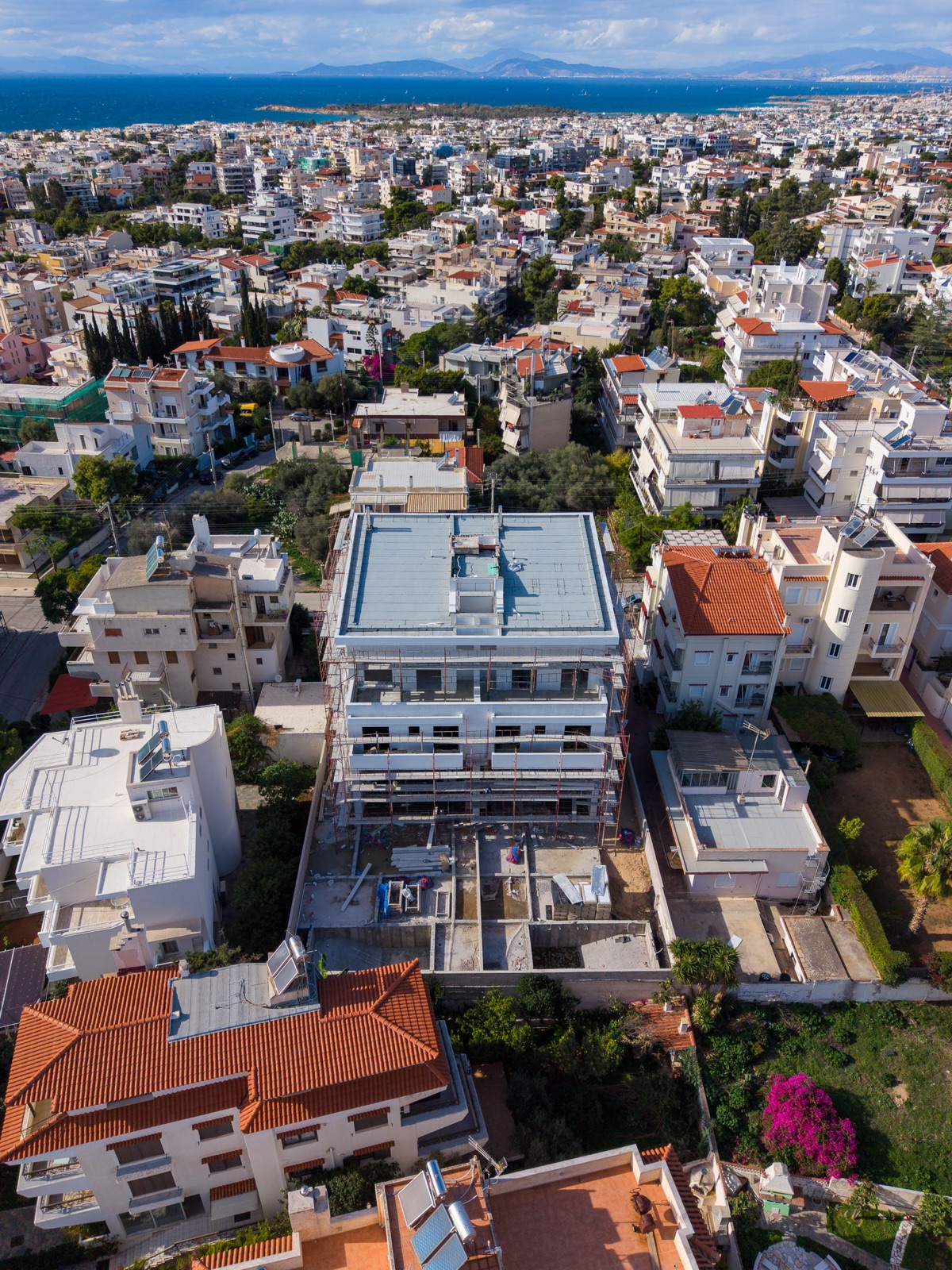 GDC Voula Construction, drone vertical