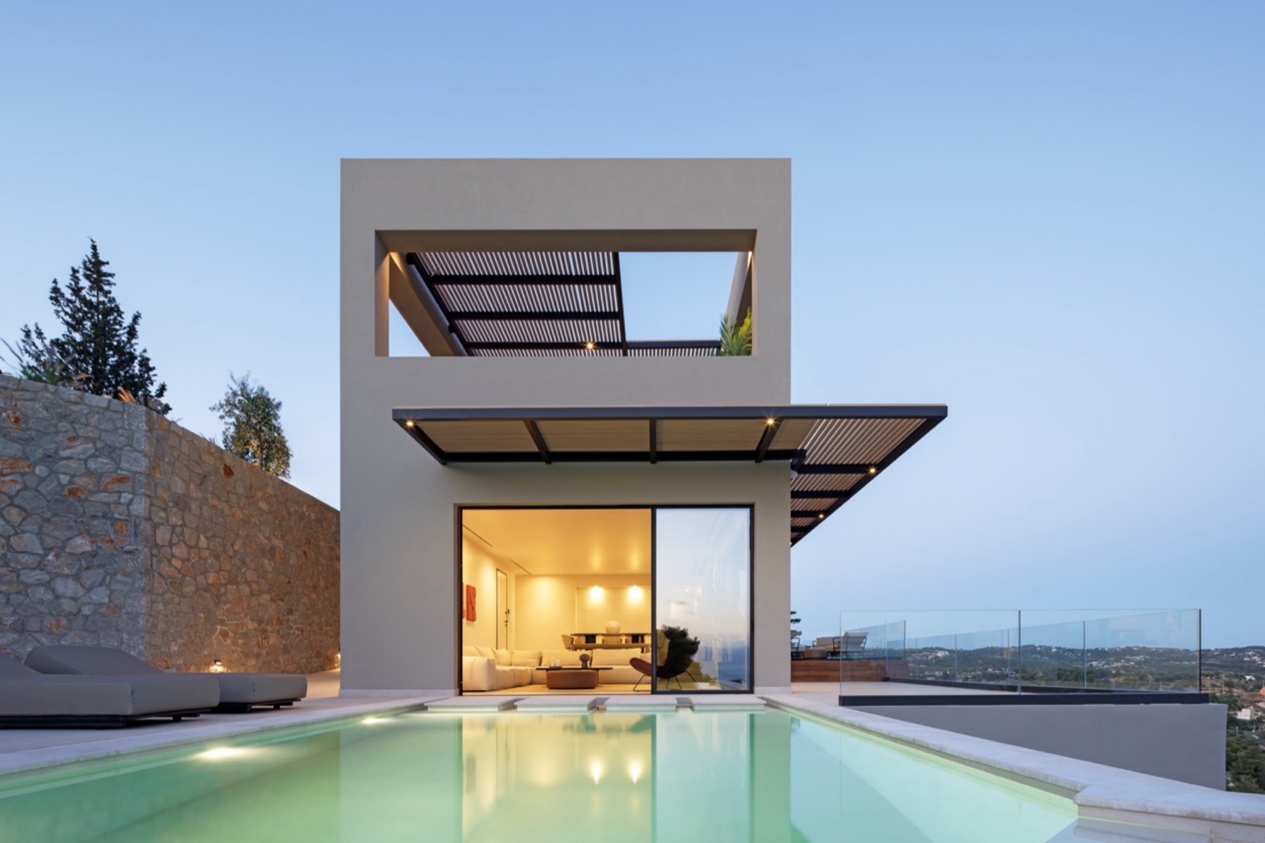 Villa Apollon, exterior view of the property